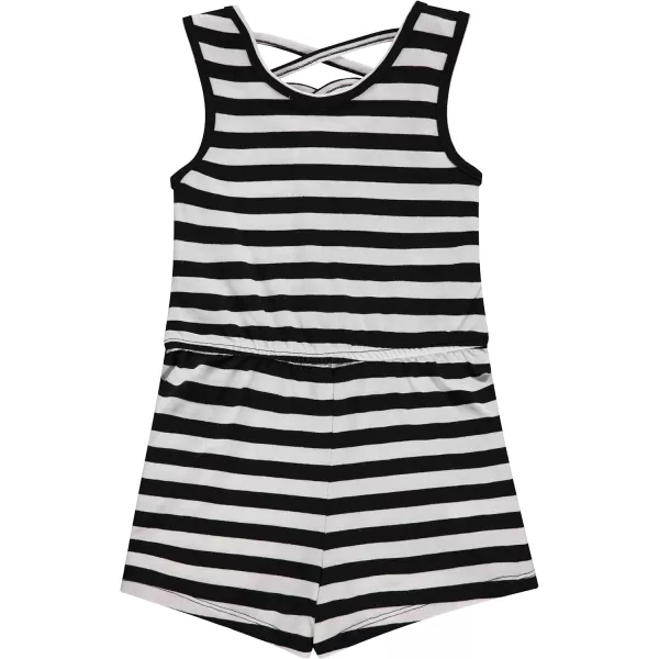 BTween 3-Pack Girls' Jumpsuits &amp; Rompers - Sleeveless &amp; Flutter Sleeve One Piece Overall Suit for Kids