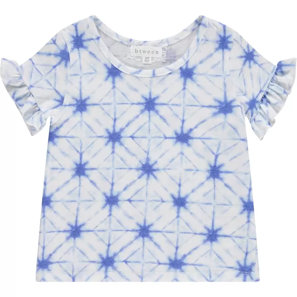 BTween 4-Pack Girls' Tops, Tees &amp; Blouses - Short Sleeve Tshirts, Ruffle Top and Off Shoulder Shirt Bundle