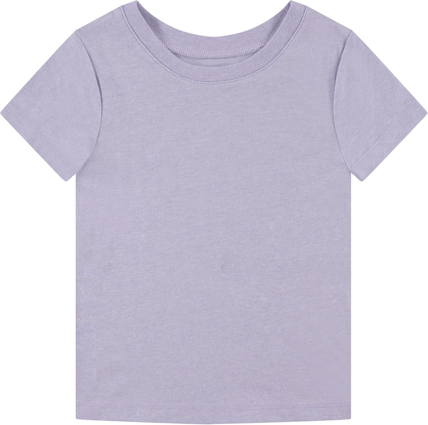 imageBTween Girls 4Piece Tops  Fashionable Short Sleeve TShirt  Casual Daily Shirt for Kids  Assorted ColorsBasc1