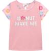 imageBTween Girls 4 Pack Sleep Shirt Shorts ampamp Scrunchie Lounging Summer Sleepwear Pajama Set