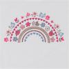 imageBTween Girls 4Pack Long Sleeve Graphic TShirts  Cotton Blend Fun ampamp Vibrant DesignsAzpnk 1