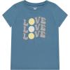 imageBTween Girls 4Pack Long Sleeve Graphic TShirts  Cotton Blend Fun ampamp Vibrant DesignsGreen 1
