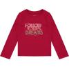imageBTween Girls 4Pack Long Sleeve Graphic TShirts  Cotton Blend Fun ampamp Vibrant DesignsSnwht