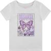 imageBTween Girls 4Piece Tops  Fashionable Short Sleeve TShirt  Casual Daily Shirt for Kids  Assorted ColorsBlue