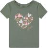 imageBTween Girls 4Piece Tops  Fashionable Short Sleeve TShirt  Casual Daily Shirt for Kids  Assorted ColorsRed