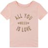 imageBTween Girls 4Piece Tops  Fashionable Short Sleeve TShirt  Casual Daily Shirt for Kids  Assorted ColorsRed