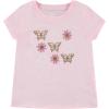 imageBTween Girls 4Piece Tops  Fashionable Short Sleeve TShirt  Casual Daily Shirt for Kids  Assorted ColorsShell
