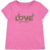 imageBTween Girls 4Piece Tops  Fashionable Short Sleeve TShirt  Casual Daily Shirt for Kids  Assorted ColorsStraw