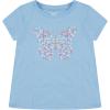 imageBTween Girls 4Piece Tops  Fashionable Short Sleeve TShirt  Casual Daily Shirt for Kids  Assorted ColorsStraw