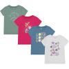 imageBTween Girls 4Pack Long Sleeve Graphic TShirts  Cotton Blend Fun ampamp Vibrant DesignsGreen 1