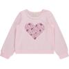 imageBTween Girls 3Piece Crew Neck Fleece Sweatshirt Set Long Sleeve Cotton Blend Pullover Soft and Comfortable Sizes 412Charc