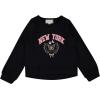 imageBTween Girls 3Piece Crew Neck Fleece Sweatshirt Set Long Sleeve Cotton Blend Pullover Soft and Comfortable Sizes 412Leopd