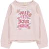 imageBTween Girls 3Piece Crew Neck Fleece Sweatshirt Set Long Sleeve Cotton Blend Pullover Soft and Comfortable Sizes 412Peach