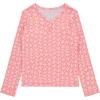 imageBTween Girls 4Pack Long Sleeve Fashion Ribbed Tops  Cotton Blend Fun ampamp Vibrant DesignsBlush
