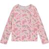 imageBTween Girls 4Pack Long Sleeve Fashion Ribbed Tops  Cotton Blend Fun ampamp Vibrant DesignsFlora