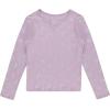 imageBTween Girls 4Pack Long Sleeve Fashion Ribbed Tops  Cotton Blend Fun ampamp Vibrant DesignsFlora