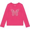 imageBTween Girls 4Pack Long Sleeve Fashion Ribbed Tops  Cotton Blend Fun ampamp Vibrant DesignsFlora