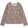 imageBTween Girls 4Pack Long Sleeve Fashion Ribbed Tops  Cotton Blend Fun ampamp Vibrant DesignsFlowr