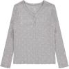 imageBTween Girls 4Pack Long Sleeve Fashion Ribbed Tops  Cotton Blend Fun ampamp Vibrant DesignsLilac