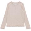 imageBTween Girls 4Pack Long Sleeve Fashion Ribbed Tops  Cotton Blend Fun ampamp Vibrant DesignsOatm