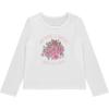 imageBTween Girls 4Pack Long Sleeve Fashion Ribbed Tops  Cotton Blend Fun ampamp Vibrant DesignsOatm