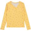 imageBTween Girls 4Pack Long Sleeve Fashion Ribbed Tops  Cotton Blend Fun ampamp Vibrant DesignsYelow