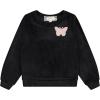 imageBTween Girls Cozy Velour Sweatshirt Set 3Pack of Soft Sweatshirts for Kids Stylish Casual Outfits Sizes 494Jetbk