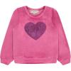 imageBTween Girls Cozy Velour Sweatshirt Set 3Pack of Soft Sweatshirts for Kids Stylish Casual Outfits Sizes 494Pink