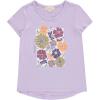 imageBTween Girls 4Piece Summer Tops  Fashionable Short Sleeve TShirt  Casual Daily Shirt for Kids  Assorted ColorsLilac