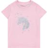 imageBTween Girls 4Piece Summer Tops  Fashionable Short Sleeve TShirt  Casual Daily Shirt for Kids  Assorted ColorsPeach