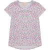 imageBTween Girls 4Piece Summer Tops  Fashionable Short Sleeve TShirt  Casual Daily Shirt for Kids  Assorted ColorsStrip