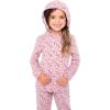 imageBTween 4Pack Girls Activewear ampamp Lounge Clothes Girls Hoodies ampamp Joggers Pants Kids Sweatpants ampamp Pullover Sweatshirts SetFlora