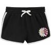 imageBTween Girls 4 Piece Active Performance Dolphin Shorts with Faux Drawstring Sports Running Shorts for KidsRtdye