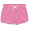 imageBTween Girls 4 Piece Active Performance Dolphin Shorts with Faux Drawstring Sports Running Shorts for KidsRtdye
