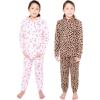 imageBTween 4Pack Girls Activewear ampamp Lounge Clothes Girls Hoodies ampamp Joggers Pants Kids Sweatpants ampamp Pullover Sweatshirts SetButfl