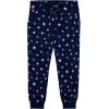 imageBTween Kids Girls Fashion Stretch Waist Ultra Soft Jogger Pants Set 3 Pack BundleBlue