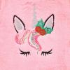 imageBTween Wooby Pajamas for Girls Kids PJs with Plush Shirt Pants Two Piece Animal Sleepwear Jammies Unicorn or Fox DesignPink