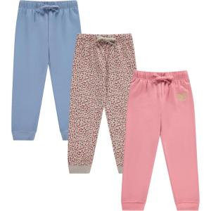 imageBTween Kids Girls Fashion Stretch Waist Ultra Soft Jogger Pants Set 3 Pack BundleSachp
