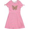 imageBTween 3 Piece Girls Summer Dress Set Short Sleeve Casual Skater DressesFlowr