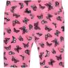 imageBTween Girls 4 Pack Bike Shorts Stretchy Soft High Waist Athletic Shorts for Kids with Fun Prints ColorsLeopd