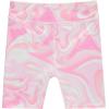 imageBTween Girls 4 Pack Bike Shorts Stretchy Soft High Waist Athletic Shorts for Kids with Fun Prints ColorsMarbl