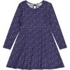 imageBTween Girls Long Sleeve Dresses 3 Pack Soft Cotton Casual Dresses for KidsMauve