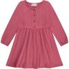imageBTween Girls Long Sleeve Dresses 3 Pack Soft Cotton Casual Dresses for KidsMauve