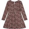 imageBTween Girls Long Sleeve Dresses 3 Pack Soft Cotton Casual Dresses for KidsRose