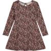 imageBTween Girls Long Sleeve Dresses 3 Pack Soft Cotton Casual Dresses for KidsRose