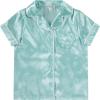 imageBTween Girls Satin Pajama Set 4 Pack Short Sleeve ButtonDown Sleepwear for Kids Soft and Breathable NightwearButfl