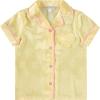 imageBTween Girls Satin Pajama Set 4 Pack Short Sleeve ButtonDown Sleepwear for Kids Soft and Breathable NightwearDaisy