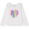 imageGirls Long Sleeve Fall Graphic Tops School Sports Tees 4 Pack Multiple Pattern TshirtsIvory