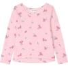 imageGirls Long Sleeve Fall Graphic Tops School Sports Tees 4 Pack Multiple Pattern TshirtsIvory