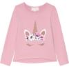 imageGirls Long Sleeve Fall Graphic Tops School Sports Tees 4 Pack Multiple Pattern TshirtsMusta